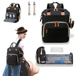 Sac à Dos à Langer Transformable en Lit pour Bébé | Confort et Style pour Parents Actifs