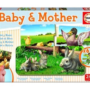 Educa Mère et bébé – 6 x 2 pièces