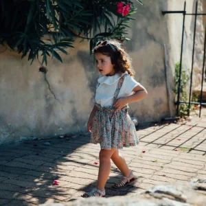 Jupe fleuri fille VALERIANE