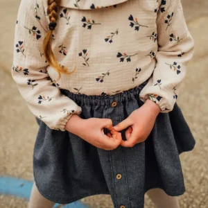 Jupe fille jeans VERVEINE