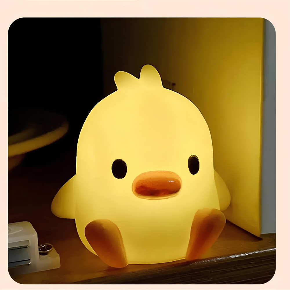 Lot de trois veilleuses en forme de canetons – Image 3