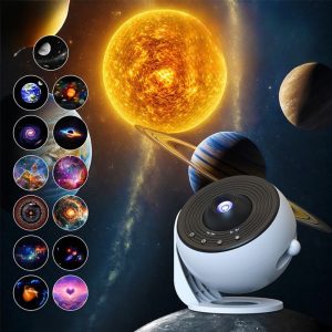 Veilleuse projection de planètes