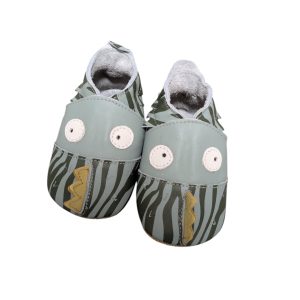 Chaussons/chaussure souple lion jaune Bobux