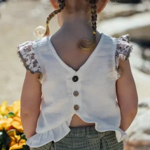 Top bébé en coton bio BEGONIA