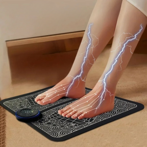 Appareil pour Massage de Pieds Électrique EMS – Tapis de Relaxation Portable