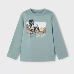 T-shirt cheval m/l – Glacier