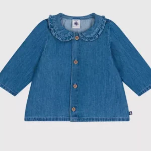 Blouse en denim léger bébé