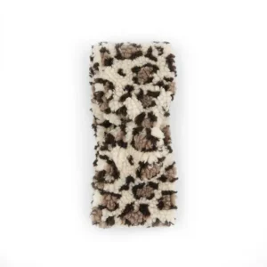 Bandeau velours léopard