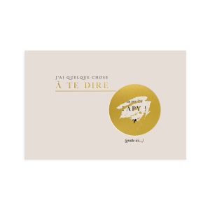 Carte annonce à gratter – Tu vas être papy