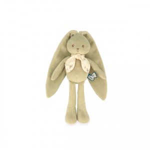 Pantin lapin vert 25cm