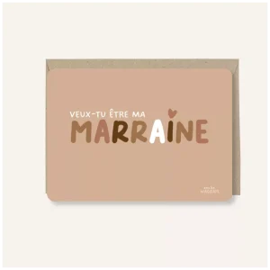 Carte postale – Veux-tu être ma marraine