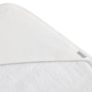TABLIER CAPE DE BAIN 100X100X1 CM LISSE ET BEIGE