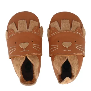 Chaussons/chaussure souple lion ginger Bobux