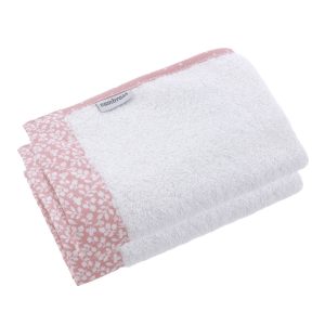 COFFRET 2 SERVIETTE DE BAIN FOREST ROSE 25x35x1 CM