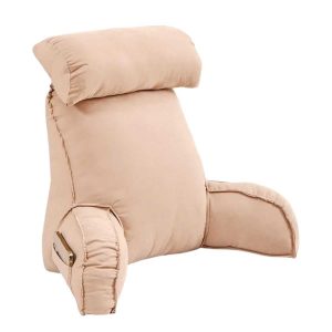 Coussin de lecture confortable avec poches
