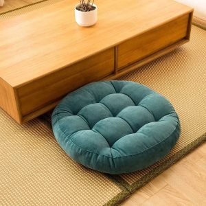 Coussin de méditation rond et confortable