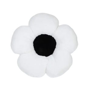 Coussin rond en forme de fleur