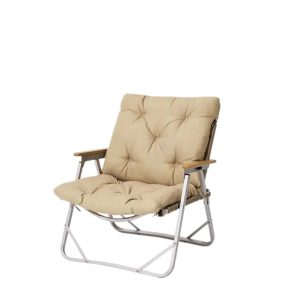 Coussin salon de jardin pour chaise pliante en coton épais