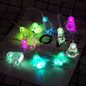 Guirlandes veilleuse décorative pingouin