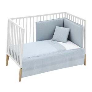 JEU 2 PCS.DESSU DE LIT 60 FOREST BLEU 60x120x3 CM