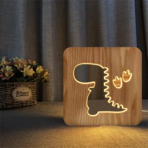 Lampe Led en forme de dinosaure pour chambre d’enfant