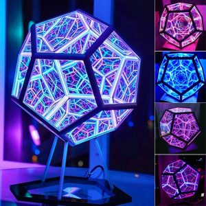 Lampe LED en forme de Dodecahedron