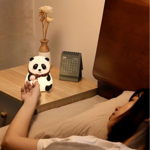 Lampe panda en silicone