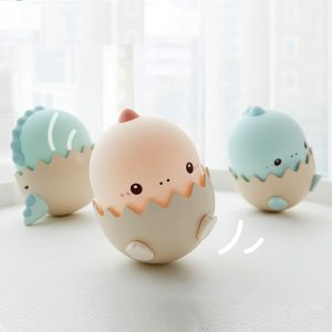 Lampe veilleuse LED colorée en forme d’œuf