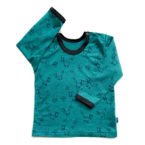 Pull fin Anti UV Thermorégulateur de GluckSkind Bleu dessin