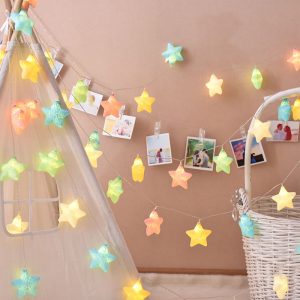 Guirlande lumineuse enfant à motifs d’étoiles