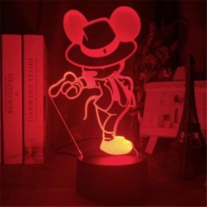 Veilleuse 3D tactile Disney Mickey avec chapeau