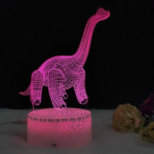 Veilleuse “petit pied” dinosaure 3D pour enfants
